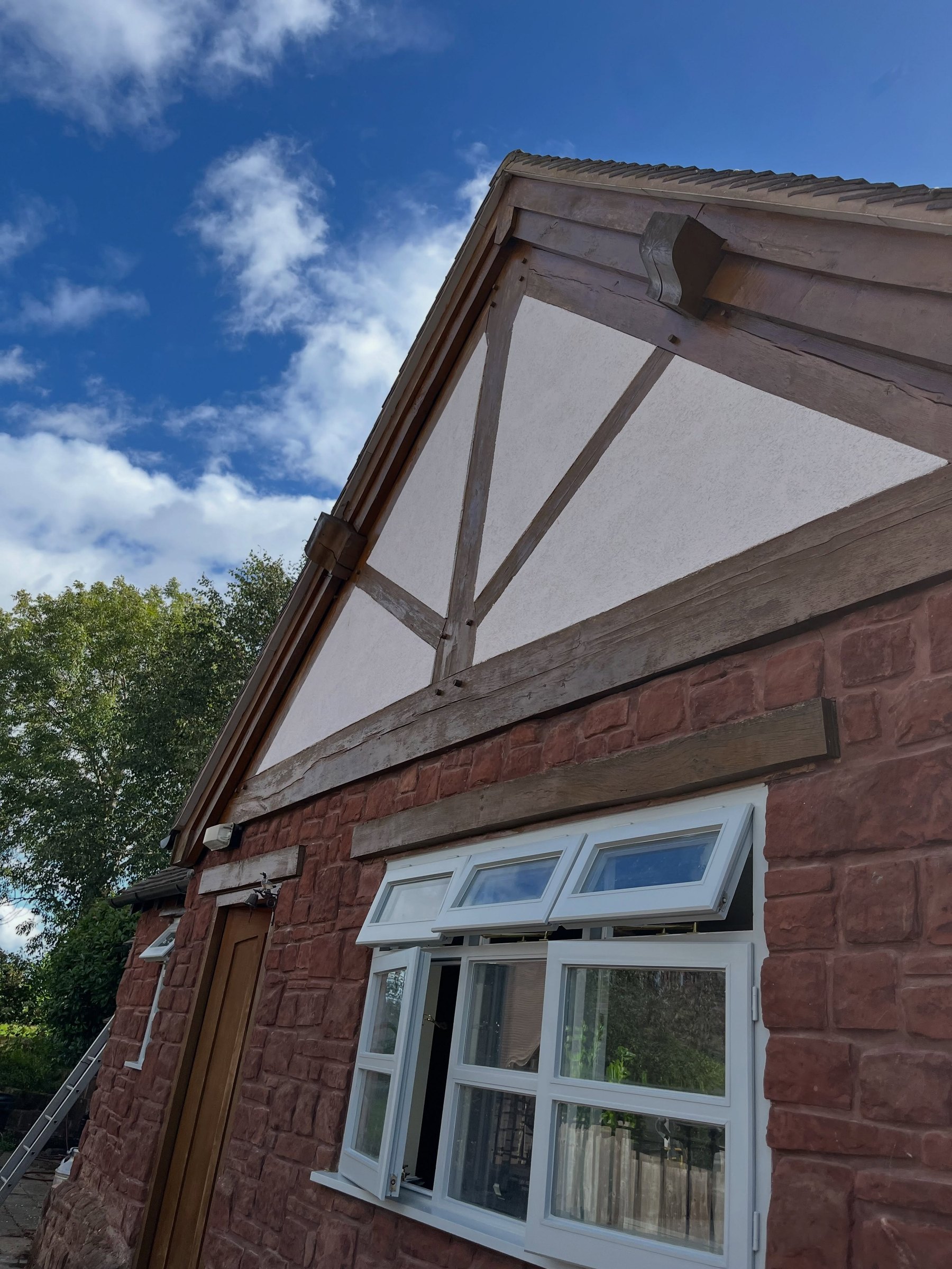 Gable re-render: silicone tc finish